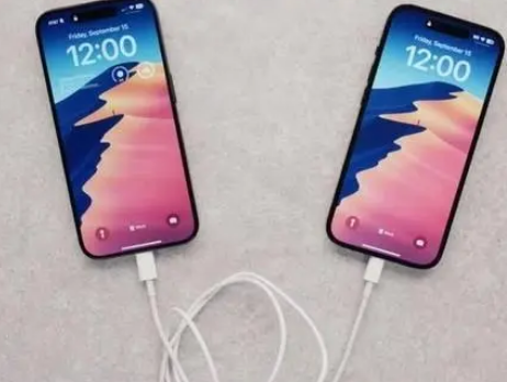 乌海苹果15维修店分享iPhone15可以给安卓充电吗 